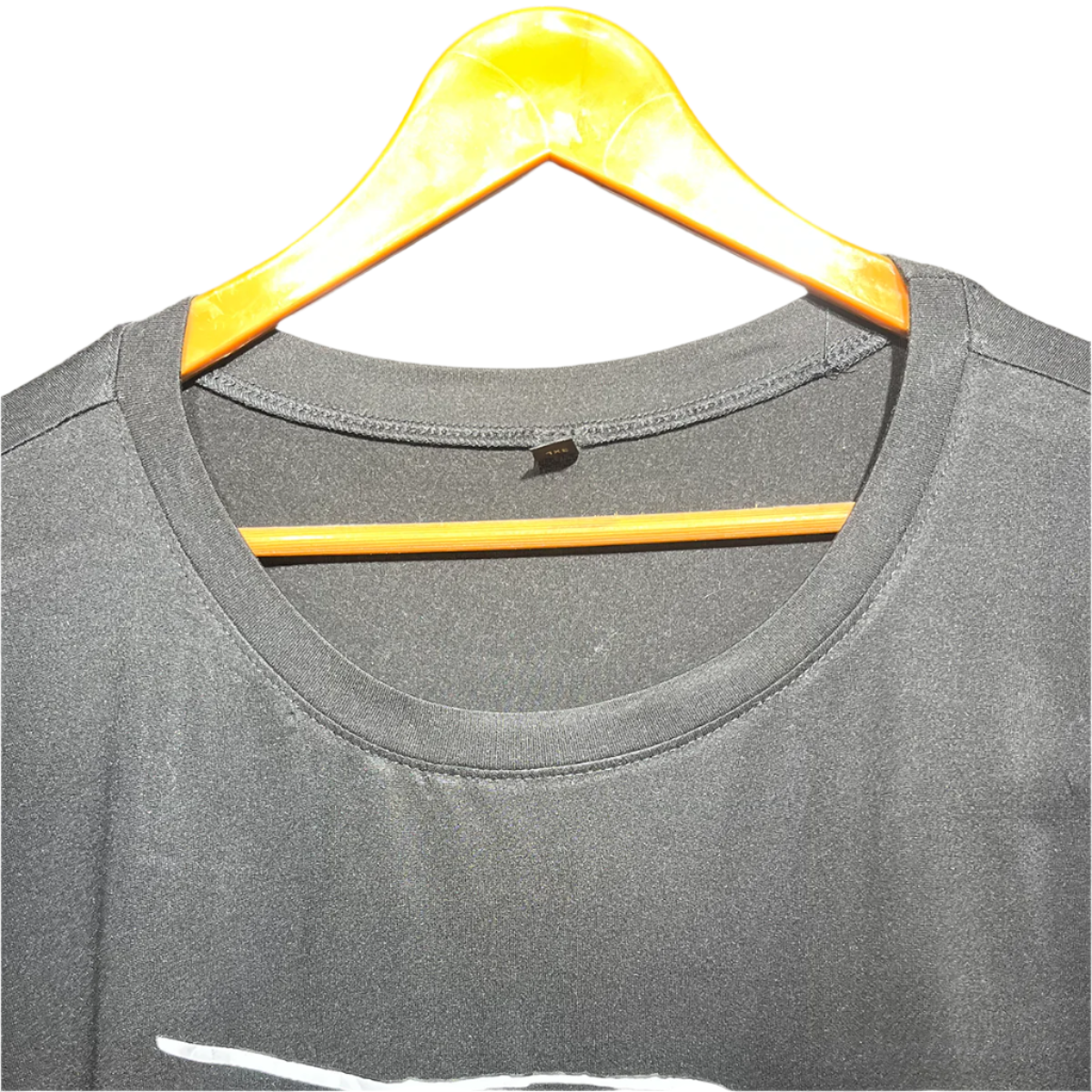 Black Oversized Graphic T-Shirt β Minimalist Hand & Character Design #074