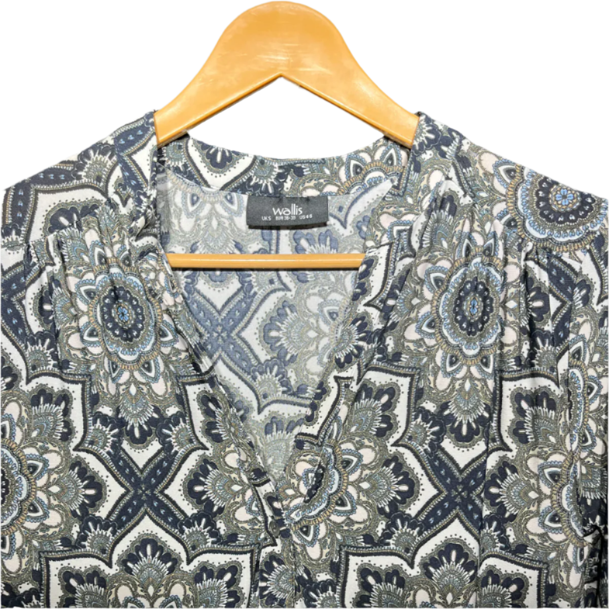 Wallis Black Printed Tunic Top #176