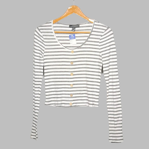 Primark Striped Button-Up Cardigan #161