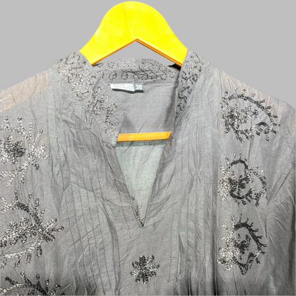 Embroidered Tunic with Sequin Detailing #200