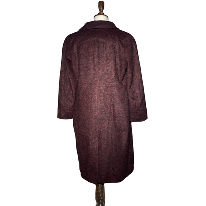 Dark Brown Women Long Coat #1647