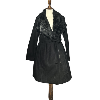 Black Women Winter Long Coat #1683
