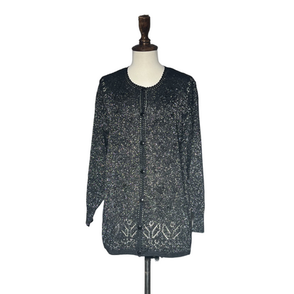 Rich Lady Women Button Sweater #1705