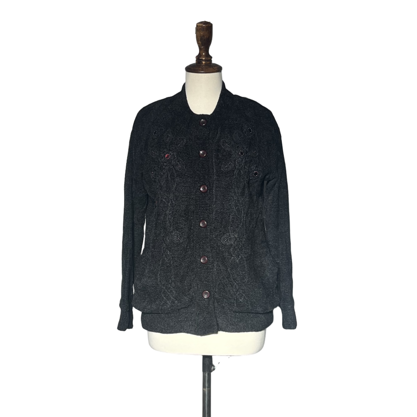 Baa Knit Women Button Sweater #1703