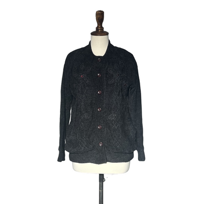 Baa Knit Women Button Sweater #1703