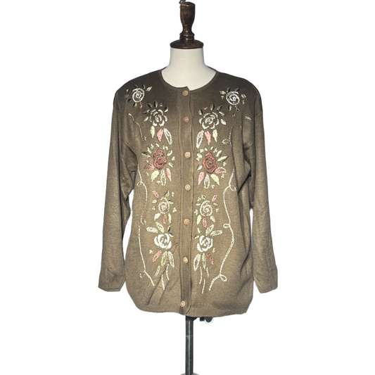 Five Seasons Women Button Sweater #1698