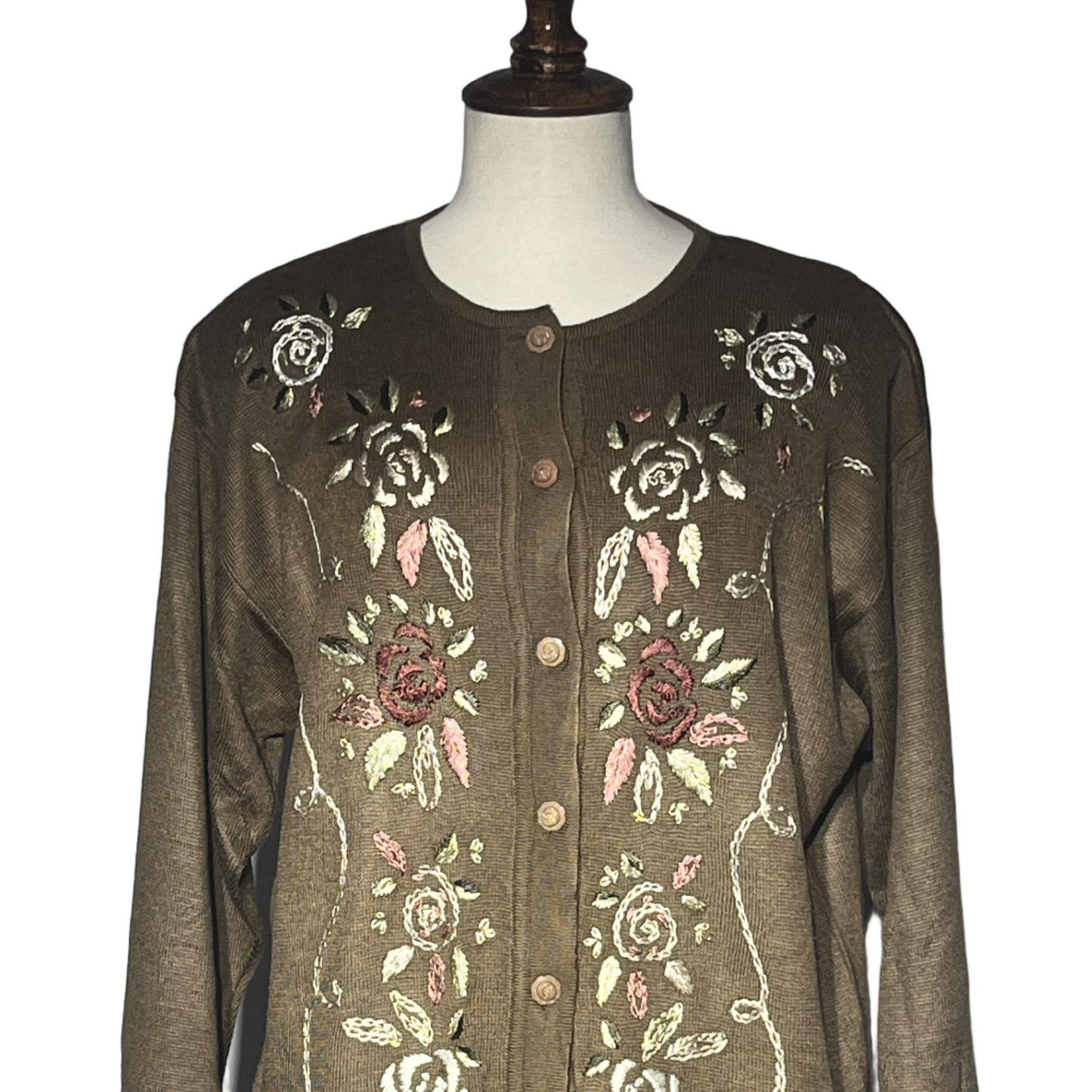 Five Seasons Women Button Sweater #1698