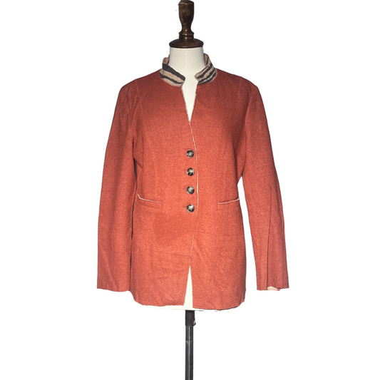 Brown Women Button Sweater #1696