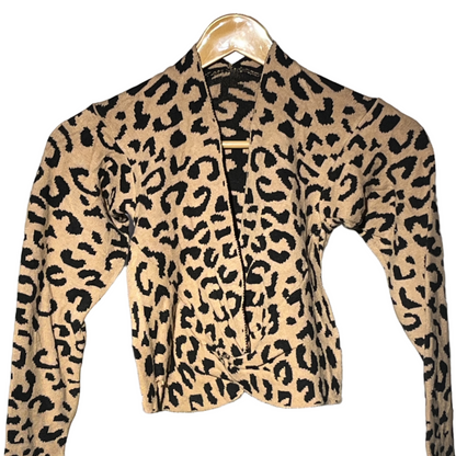 Camel and black Women Croptop #1744