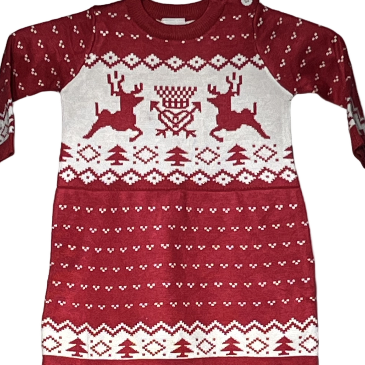 Red and white Kids Winter Wear #1818