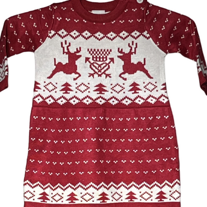 Red and white Kids Winter Wear #1818