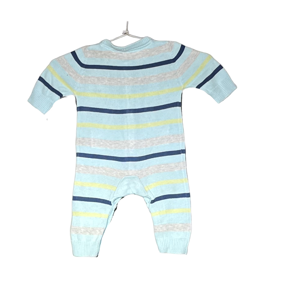 Light Blue and Gray Lining Kids Winter Wear #1815