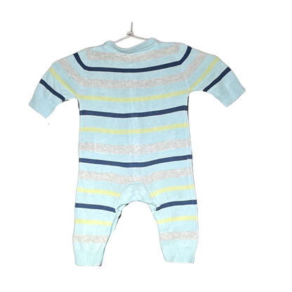 Light Blue and Gray Lining Kids Winter Wear #1815
