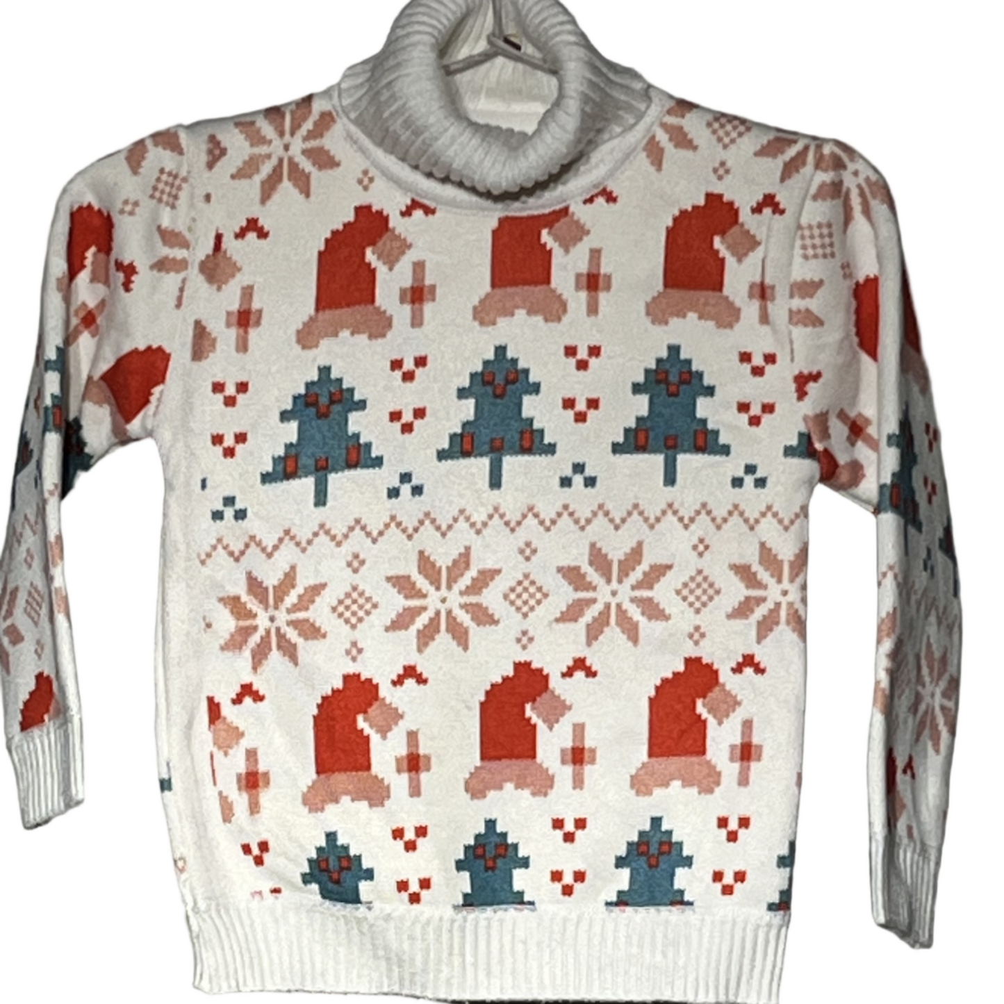 White printed Kids Winter Wear #1795