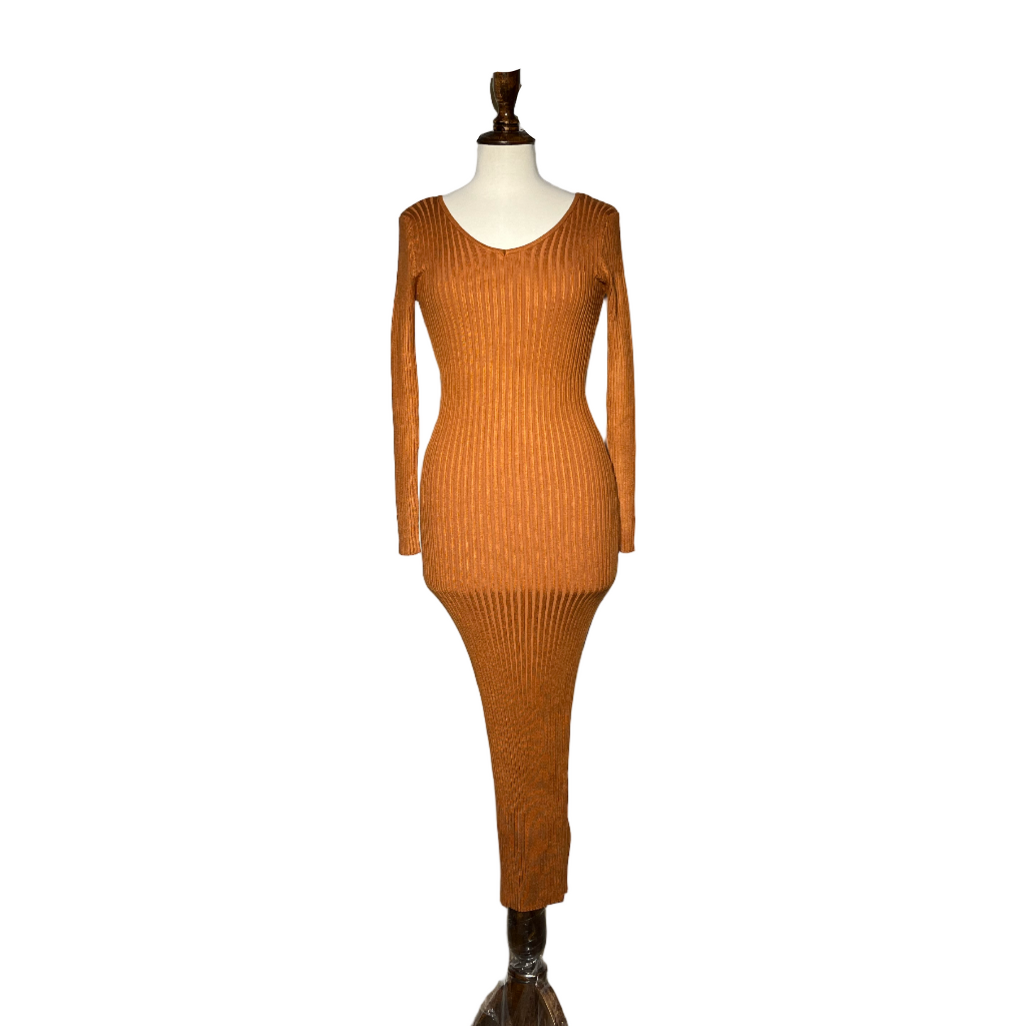 Brown Women Bodycon #1886