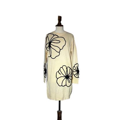 Off white Women Long Frock #1842