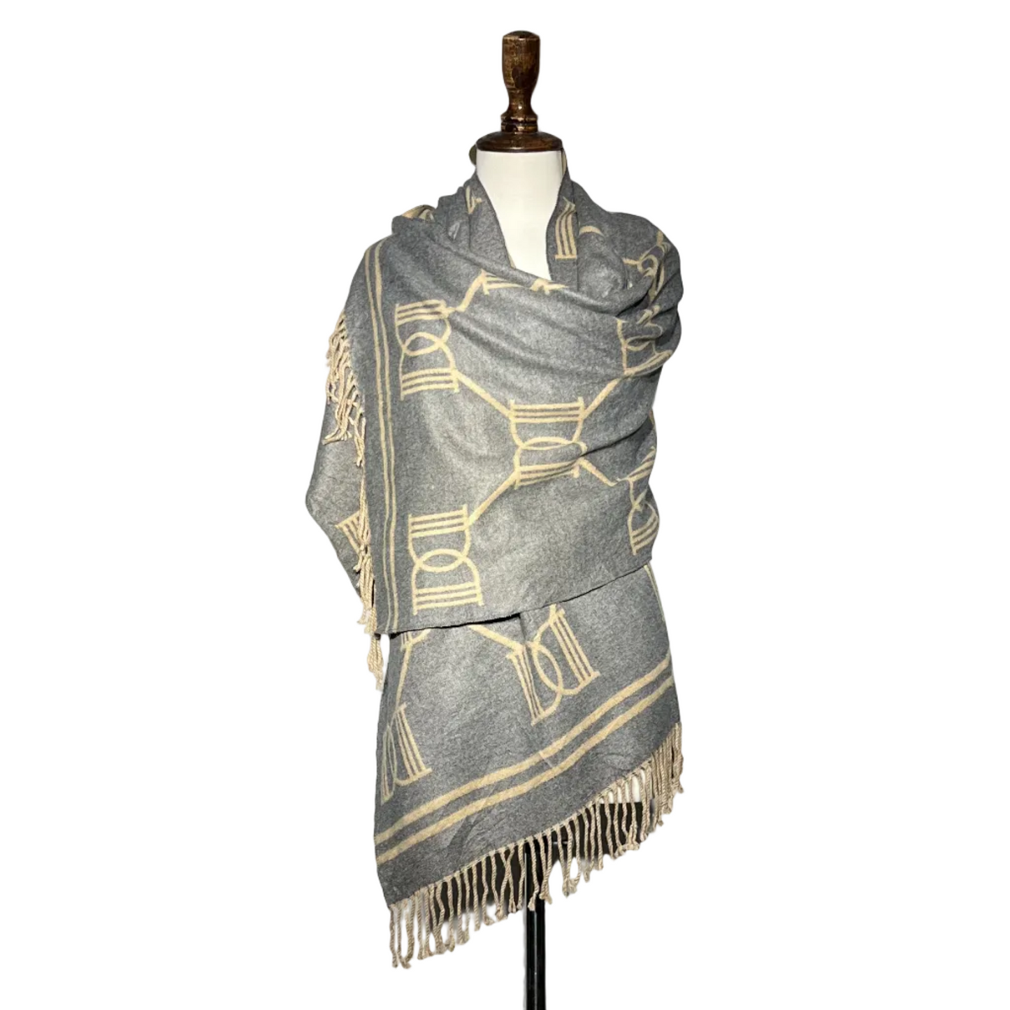 Gray Printed Women Staller #2160