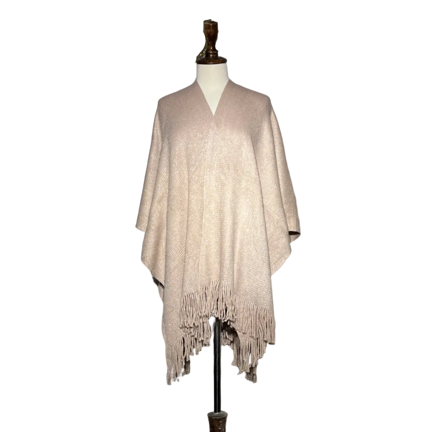 Light Peach Women Cut Shawl #2146