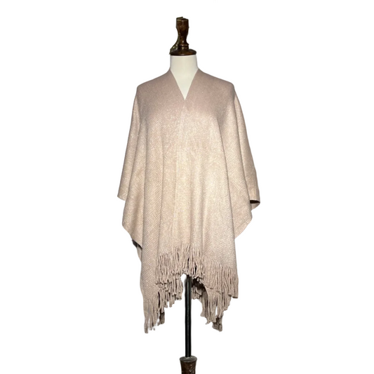 Light Peach Women Cut Shawl #2146