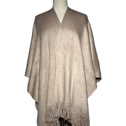 Light Peach Women Cut Shawl #2146