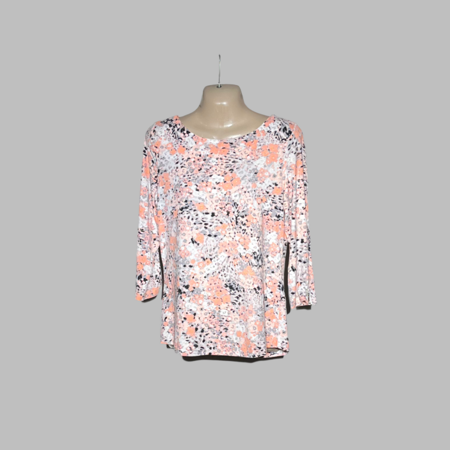 H&M Floral Print Long-Sleeve Tunic #222