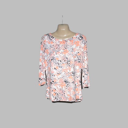 H&M Floral Print Long-Sleeve Tunic #222