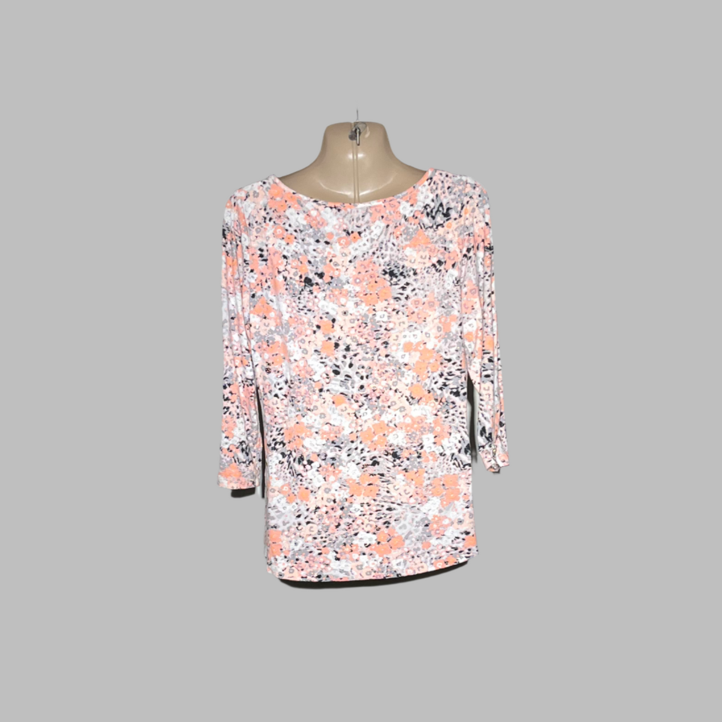 H&M Floral Print Long-Sleeve Tunic #222