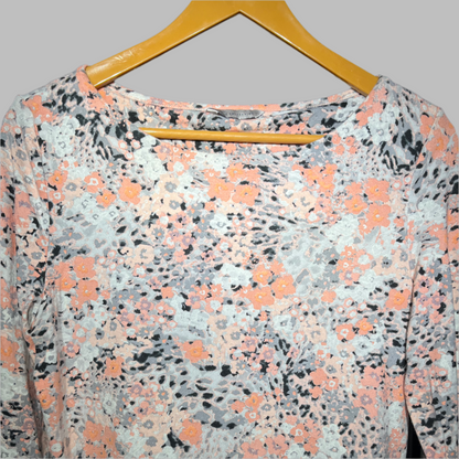 H&M Floral Print Long-Sleeve Tunic #222