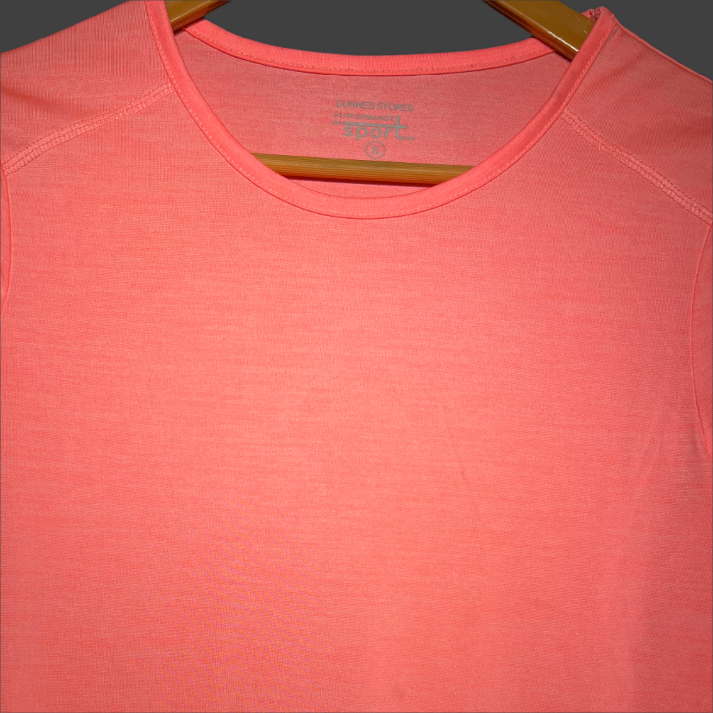 Dunnes Stores Women's Long-Sleeve Dri-FIT Sports Top – Coral #243