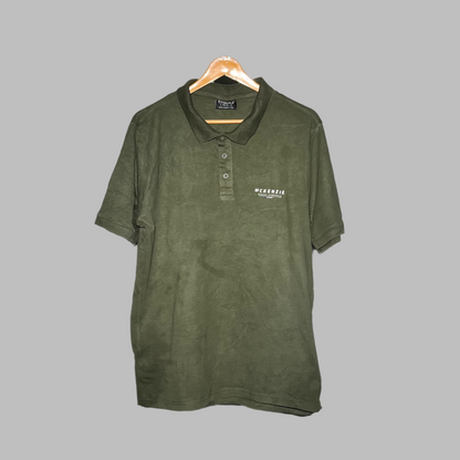 McKenzie Olive Green Polo T-Shirt for Men
