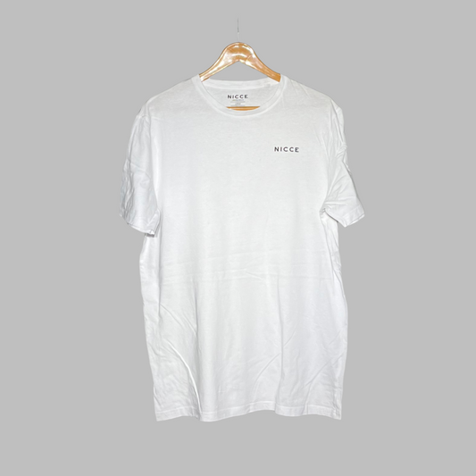 NICCE Men's Classic White Logo T-Shirt