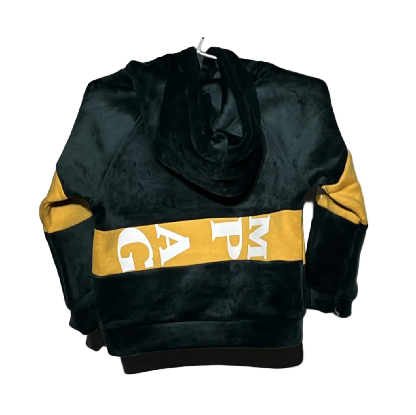 Dark Green and Yellow Kids Winter #2218