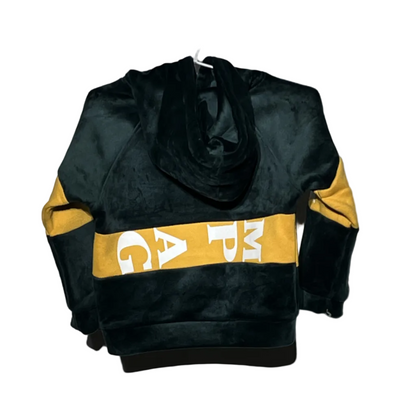 Dark Green and Yellow Kids Winter #2218