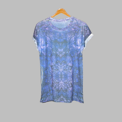 New Look Cotton Blended Purple T-Shirt for Men