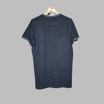 Dunnes Stores Navy Blue Casual Crew Neck T-Shirt for Men