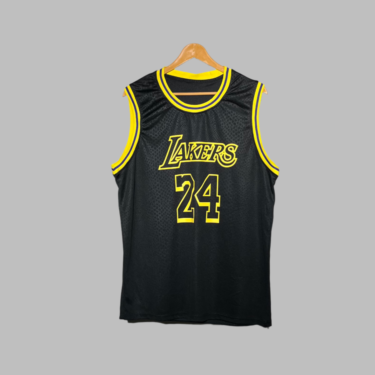 Lakers #24 Black Dry-Fit Basketball Jersey – Tribute Edition
