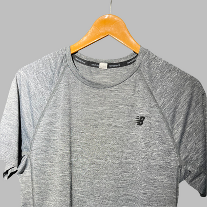 New Balance Gray Dry-Fit Training T-Shirt – Athletic Fit Essentials Series