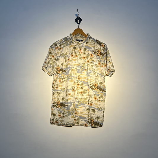 Peacocks Men Cotton Shirt #2313