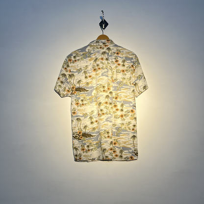 Peacocks Men Cotton Shirt #2313