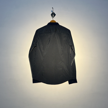 Retro Fire Men Cotton Shirt #2314