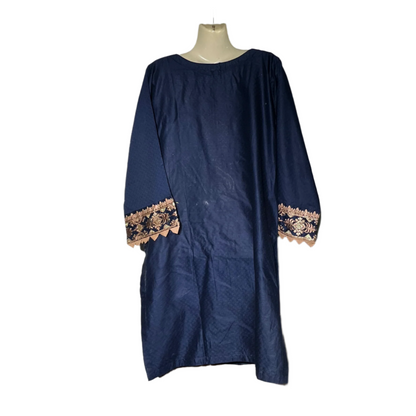 dark blue Casual Kurti #576