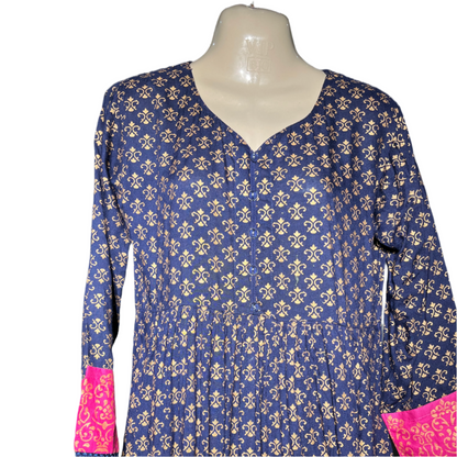 Shaizab embroidered kurti #622