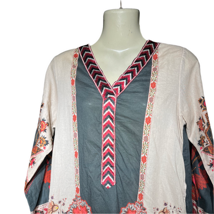 Khaadi digital printed kurti #631