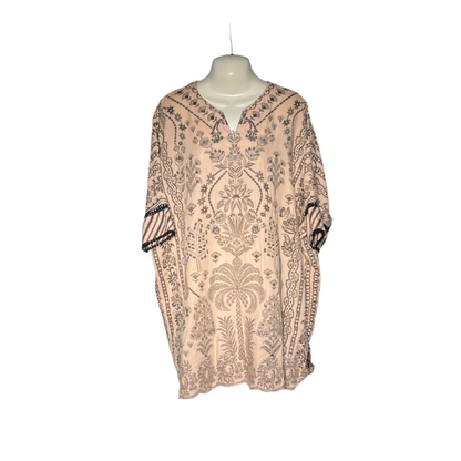 Khaadi embroidered neckline kurti #635