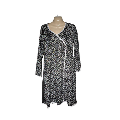 Black & white embroidered kurti #647