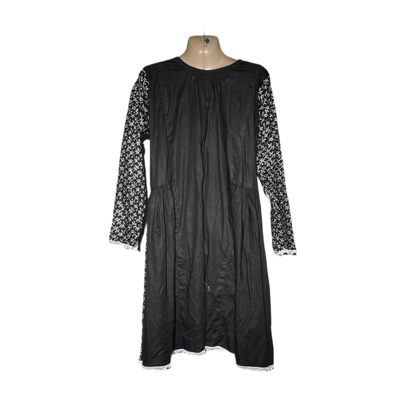 Black & white embroidered kurti #647