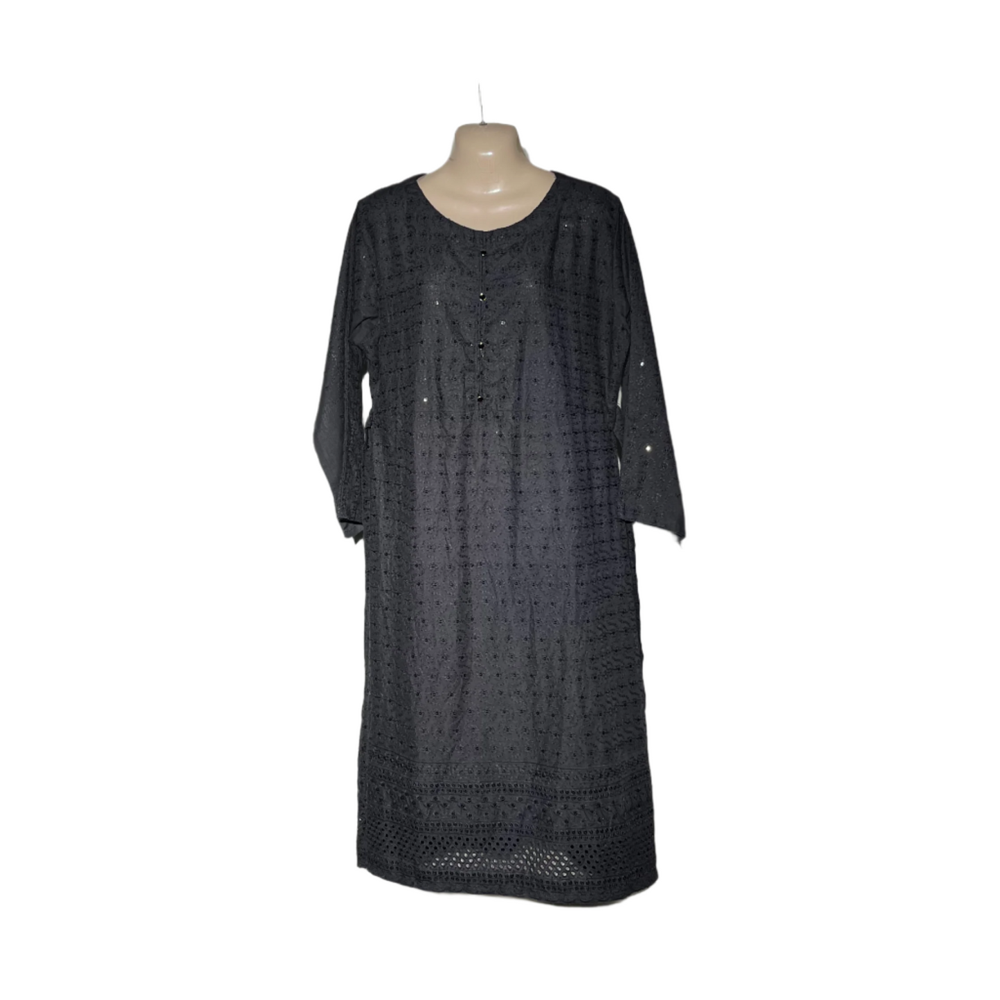 No Name Black Colored Kurti #671