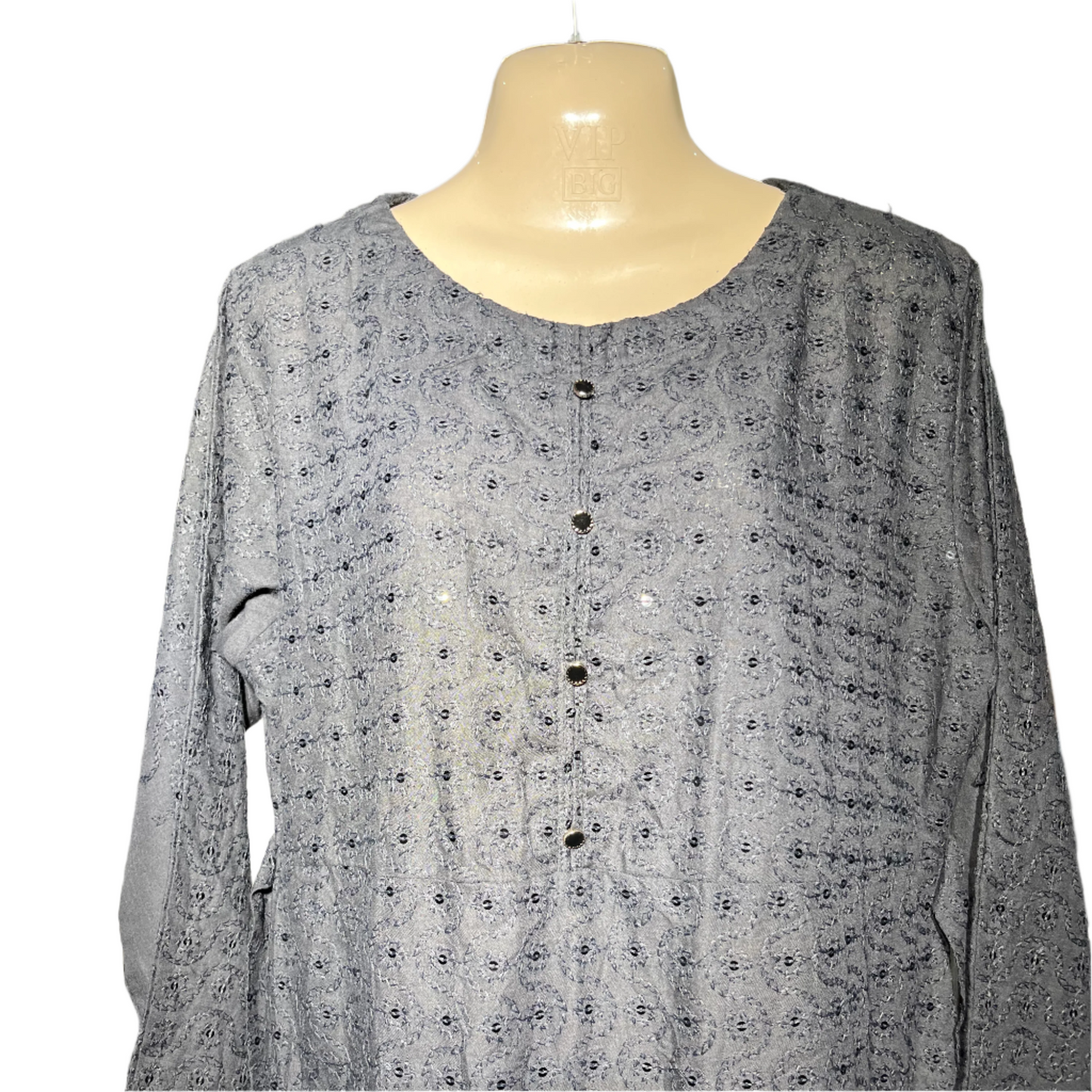 No Name Black Colored Kurti #671