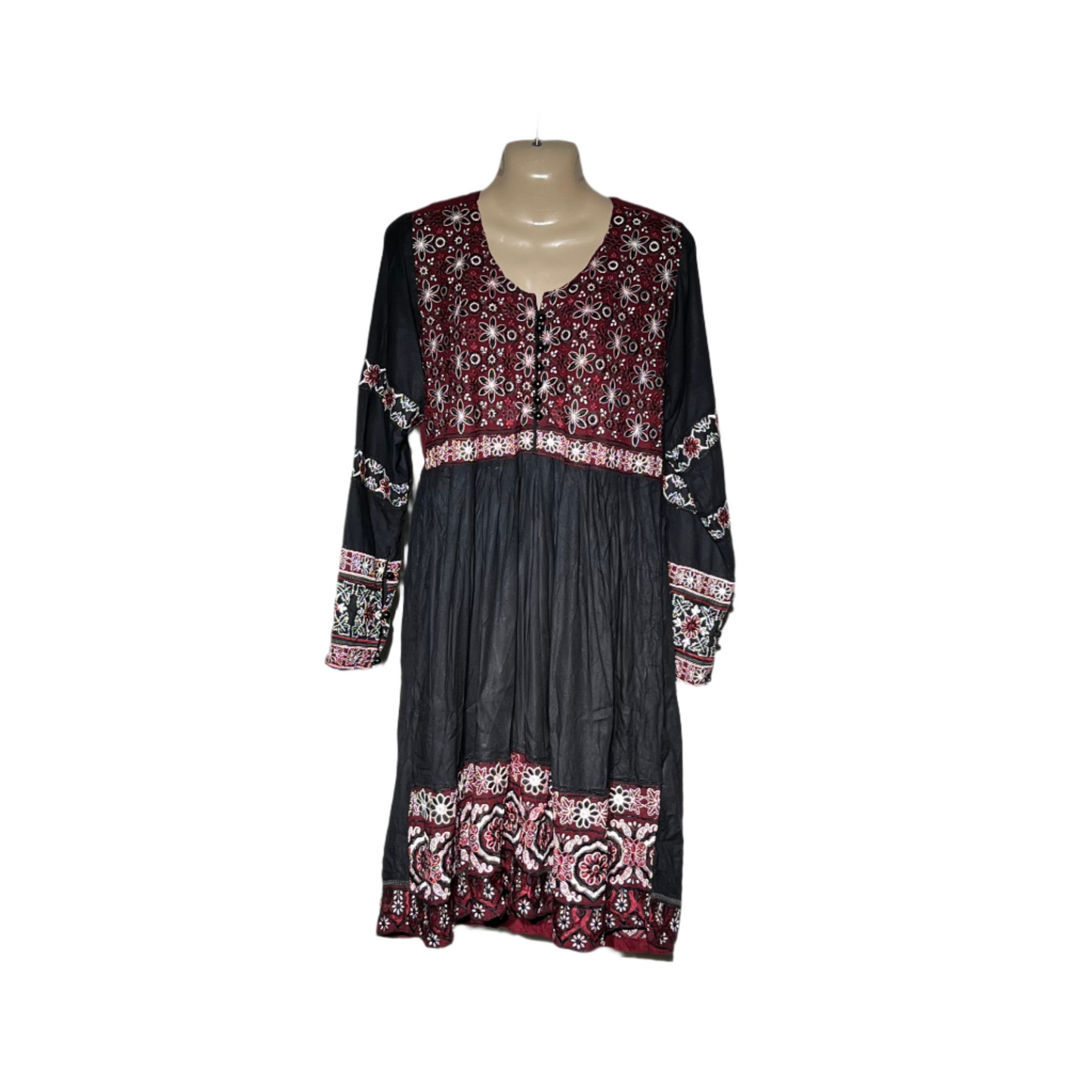 Black and White Printed Women’s Kurti #698