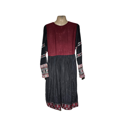 Black and White Printed Women’s Kurti #698